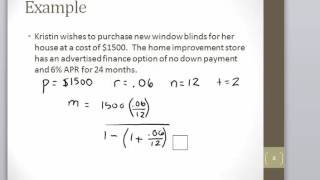 Math 120 Section 104 Installment Payment Formula [upl. by Nissie]