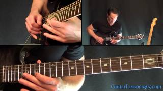 Welcome Home Sanitarium Guitar Lesson  Metallica  Second Solo [upl. by Lynett]