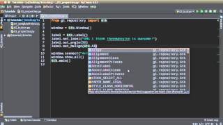 Python GUI Development with GTK 3  Tutorial 3  Properties [upl. by Aleahcim]