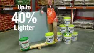 USG Ultra Light Weight Joint Compound  The Home Depot [upl. by Eitteb220]