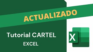 Tutorial hacer CARTELES con Excel ACTUALIZADO [upl. by Jacqui]