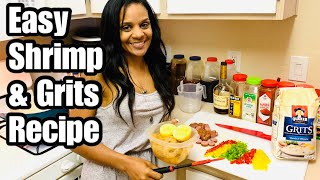 EASY Shrimp amp Grits Recipe  Its so GOOD CookingWithToni [upl. by Idaf]