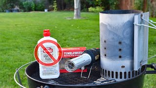 How To Light Your Charcoal Grill WITHOUT Lighter Fluid [upl. by Epifano]