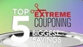 Top Five Biggest Coupon Savings  Extreme Couponing [upl. by Gula]