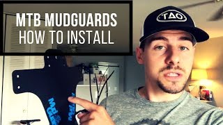 Mudguard MTB Review  HOWTo Video amp Installation [upl. by Suollecram]