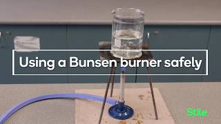 How to use a Bunsen burner safely [upl. by Eijneb762]