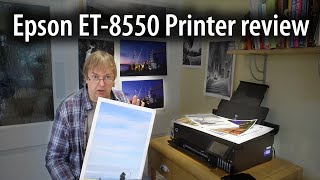 Epson ET 8550 printer review Functionality features and print quality of the 13quot A3 EcoTank model [upl. by Deerc624]