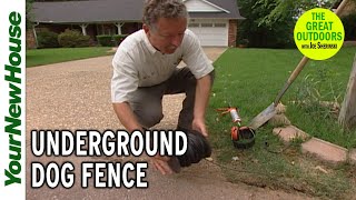 Pet Containment  Underground Fencing DIY Install [upl. by Ecertal]