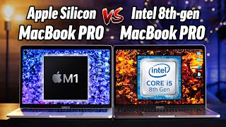 M1 MacBook PRO vs Intel MacBook PRO ULTIMATE Comparison [upl. by Lal502]