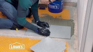 How To Tile a Bathroom Floor [upl. by Madoc]