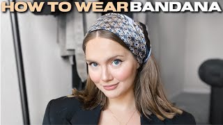 3 TRENDY WAYS TO WEAR A BANDANA  2020 [upl. by Brott78]