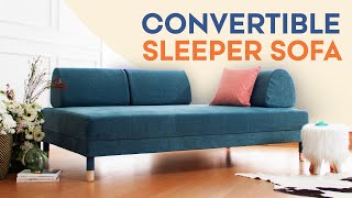 IKEA Flottebo Sofa Review  Offbeat Design  Convertible Sleeper Couch [upl. by Neih319]