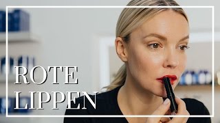 Rote Lippen schminken  Flaconi Beauty Tutorial 💄 [upl. by Rie670]