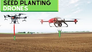 Top 5 Agricultural Drones that Spread Seeds  Forestation Drones [upl. by Yle619]