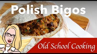 Polish Bigos Recipe  Traditional Polish Hunters Stew  One pot recipe [upl. by Ecyla]