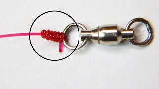 Easy Leader to swivel knot [upl. by Nauqad]