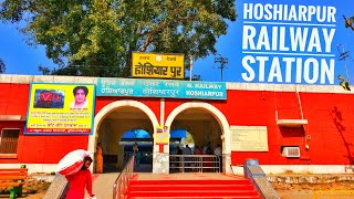 Hoshiarpur Railway Station Full View  Visit Punjab  Hoshiarpur [upl. by Annairdna]