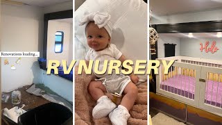 RV Nursery Tour renovated  3 month Baby Update [upl. by Valle]