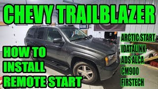 CHEVY TRAILBLAZER HOW TO INSTALL REMOTE START  FIRSTECH  CM900 [upl. by Aneleairam]