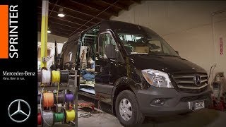 Sprinter Stories Luxury Mobile Barbershop “Style on the Go” – MercedesBenz Vans [upl. by Ardys]