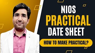 NIOS October 2024 Practical Exam Date Sheet  Solved NIOS Practical [upl. by Nnil]