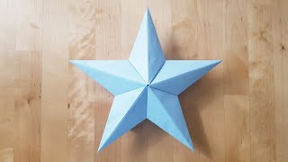 How to Make Origami Star 3D [upl. by Zeena]