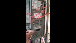 No HEAT Troubleshooting Lennox Gas Furnace [upl. by Anitsugua]