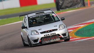 Turbocharged Mk6 Fiesta ST150  Donington Park 050619 [upl. by Ddot629]