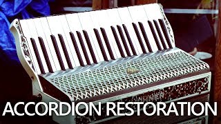 Amateur Accordion Restoration Part I  Keys [upl. by Onairam]