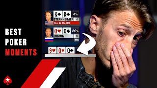 FLOPPING QUADS The best feeling in Poker ♠️ Best Poker Moments ♠️ PokerStars [upl. by Eimmas]