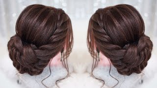 The most elegant hairstyles  Cute hairstyle idea [upl. by Ekeiram]