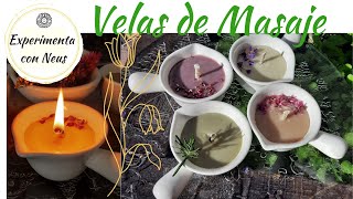 Velas de Soja para Masaje DIY [upl. by Ardnekahs]