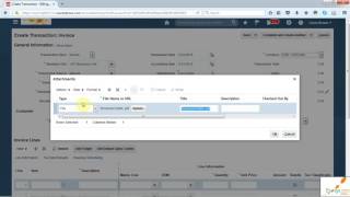 Oracle Fusion Accounts Receivable  Transaction Invoice [upl. by Ynattirb]