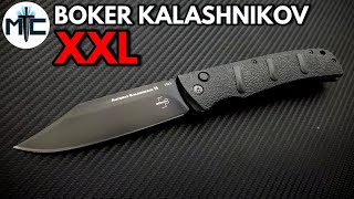 Boker XXL Kalashnikov Automatic Folding Knife  Overview and Review [upl. by Oinota973]