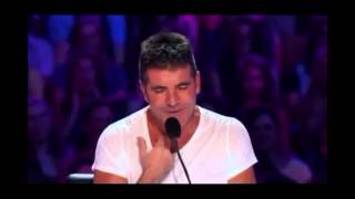 Simon Cowell sings on X FACTOR 2013 [upl. by Fording]