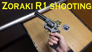 Zoraki R1 45quot shooting [upl. by Golter]