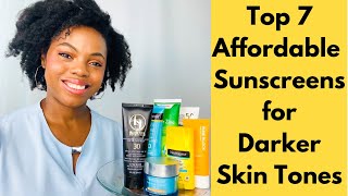 Top 7 Affordable Sunscreens for Darker SkintonesNON ASHYNO WHITE CASTDoctor Recommended [upl. by Apgar]