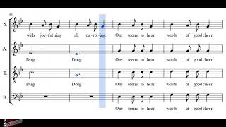 Choirchór Carol of the bells  Alto  score [upl. by Lefkowitz]