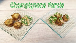 Champignons farcis au four [upl. by Pardo]