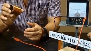 LEY DE FARADAY CON IMANES Y BOBINAS La Corriente Eléctrica [upl. by Einnod]