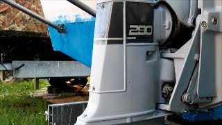 Volvo Penta 290A sterndrive installation [upl. by Jerrol]