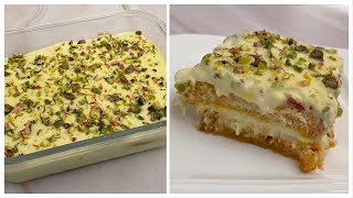 15 Minutes Dessert Recipe With 2 Cups Of Milk  Instant Malai Cake 15 मिनट मे बहुत स्वादिष्ट मिठाई [upl. by Aisitel668]