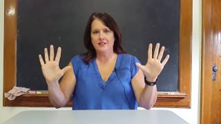 Teaching Counting On Fingers [upl. by Adal]