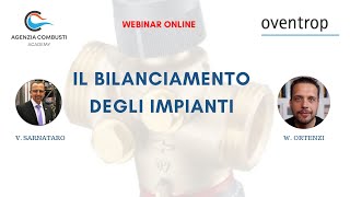 IL BILANCIAMENTO DEGLI IMPIANTI [upl. by Etteiluj]