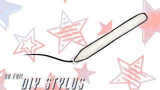 How to make a stylus•Easyno foil needed [upl. by Eirrot]