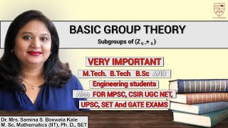 Subgroups of Z6 6  Chapter 2  Lecture 10 [upl. by Malchus]