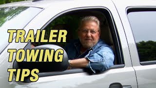 TRAILER TOWING TIPS FOR A PICKUP [upl. by Rayburn]