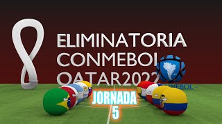 Jornada 5  Eliminatorias Sudamericanas Qatar 2022 [upl. by Vanya]