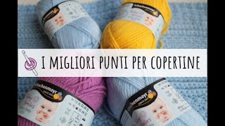 Come fare copertine alluncinetto i punti migliori  Tutorial [upl. by Eillib]