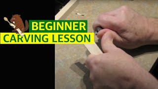 Beginner Woodcarving  Basic Cuts [upl. by Queen445]